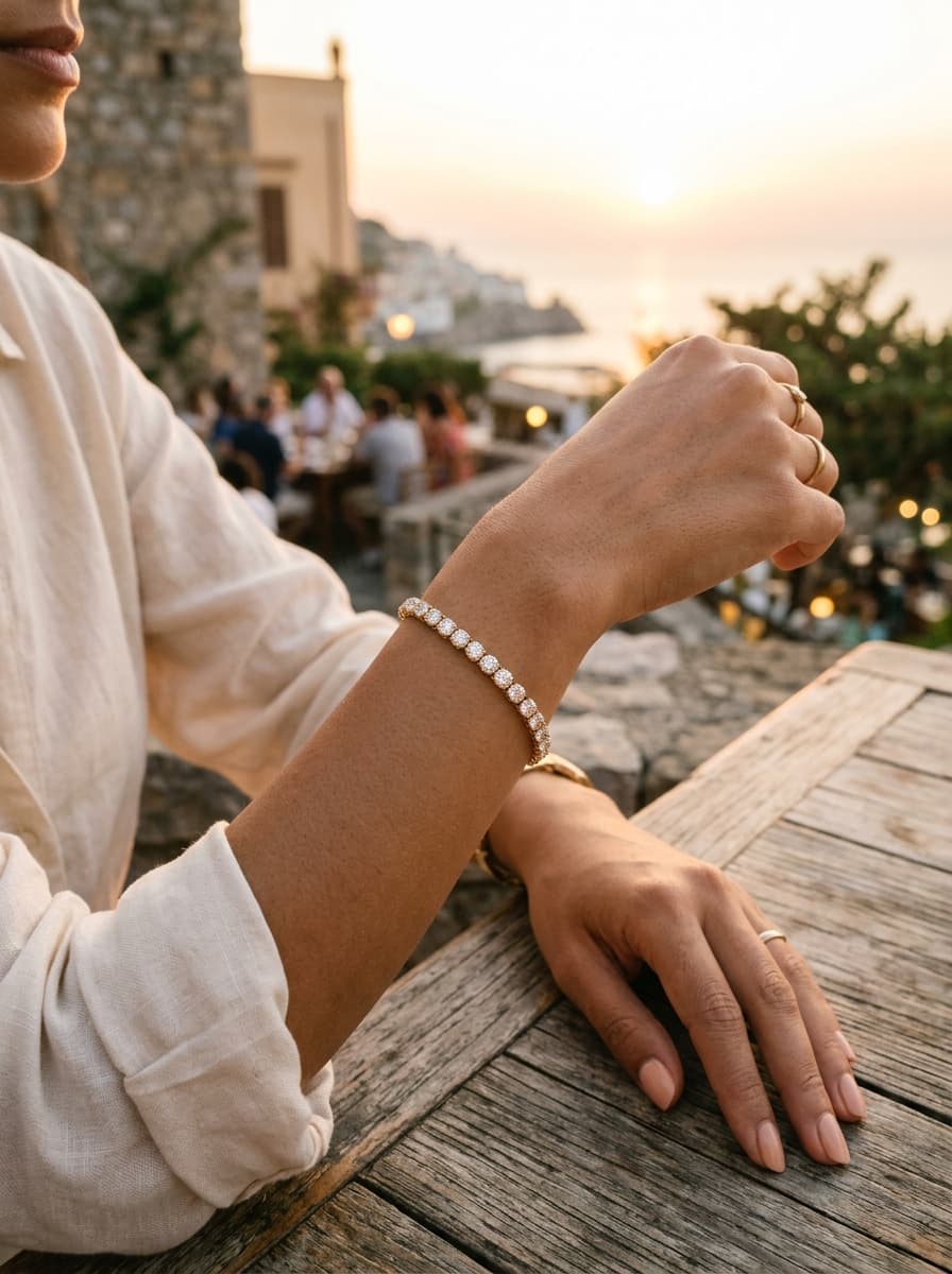 Tennis Bracelet · Golden Hour
