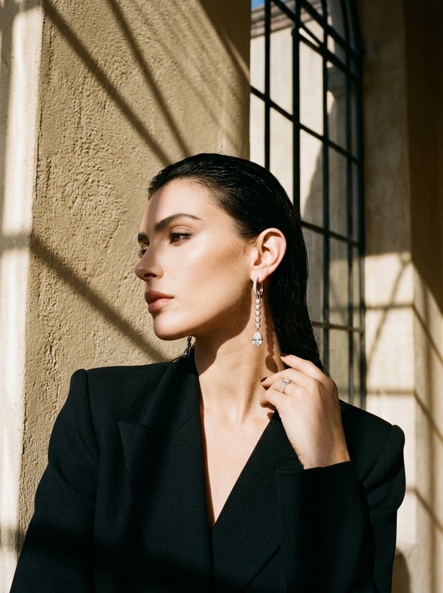 Studio Shadow · Drop Hoops